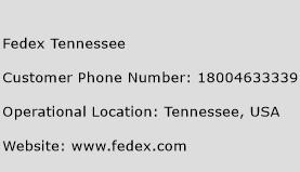 Fedex Tennessee Phone Number Customer Service