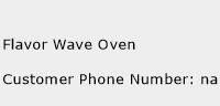 Flavor Wave Oven Phone Number Customer Service