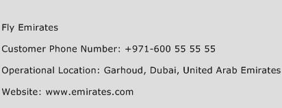 Fly Emirates Phone Number Customer Service