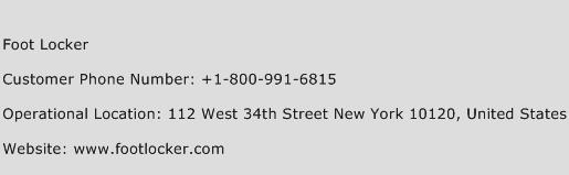 Foot Locker Phone Number Customer Service