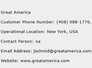 Great America Phone Number Customer Service