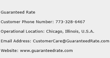 Guaranteed Rate Phone Number Customer Service