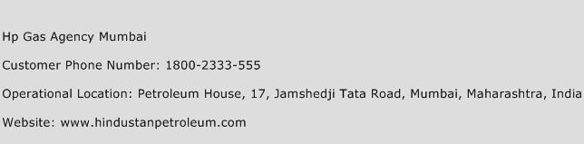 HP Gas Agency Mumbai Phone Number Customer Service