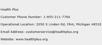 Health Plus Phone Number Customer Service