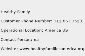 Healthy Family Phone Number Customer Service