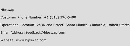 Hipswap Phone Number Customer Service