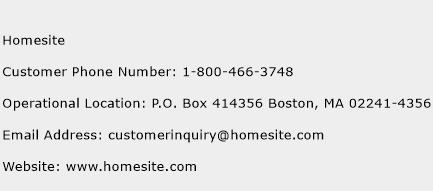 Homesite Phone Number Customer Service
