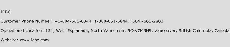ICBC Phone Number Customer Service