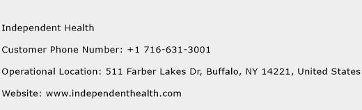 Independent Health Phone Number Customer Service