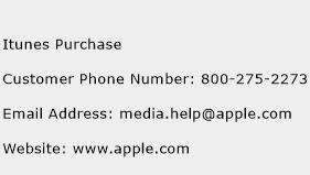 Itunes Purchase Phone Number Customer Service