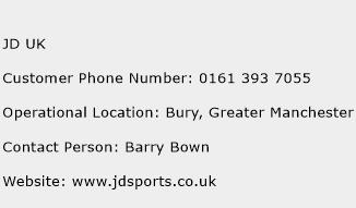 JD UK Phone Number Customer Service