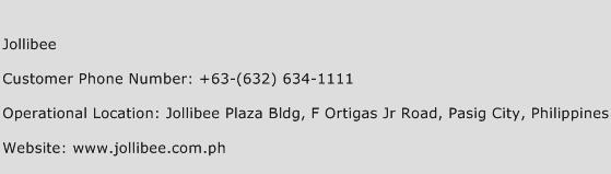 Jollibee Phone Number Customer Service