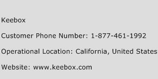 Keebox Phone Number Customer Service