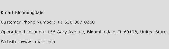 Kmart Bloomingdale Phone Number Customer Service