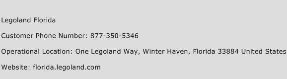 Legoland Florida Phone Number Customer Service