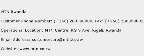 MTN Rwanda Phone Number Customer Service
