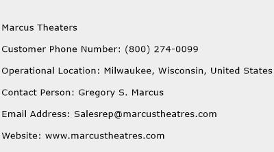 Marcus Theaters Phone Number Customer Service
