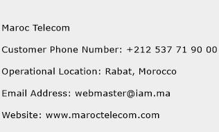 Maroc Telecom Phone Number Customer Service