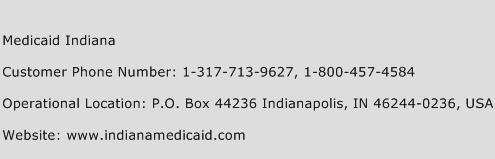 Medicaid Indiana Phone Number Customer Service