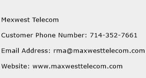 Mexwest Telecom Phone Number Customer Service