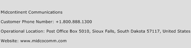 Midcontinent Communications Phone Number Customer Service