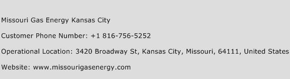 Missouri Gas Energy Kansas City Phone Number Customer Service