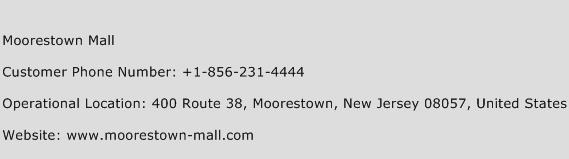 Moorestown Mall Phone Number Customer Service