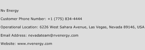 NV Energy Phone Number Customer Service