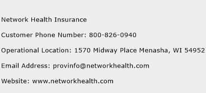 Network Health Insurance Phone Number Customer Service