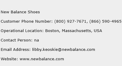 New Balance Shoes Phone Number Customer Service