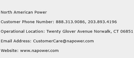 North American Power Phone Number Customer Service