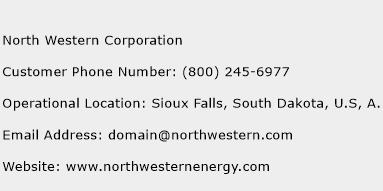 North Western Corporation Phone Number Customer Service
