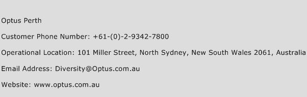 Optus Perth Phone Number Customer Service
