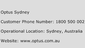Optus Sydney Phone Number Customer Service