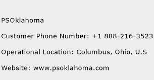 PSOklahoma Phone Number Customer Service