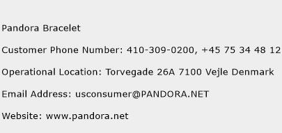 Pandora Bracelet Phone Number Customer Service