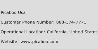 Picaboo USA Phone Number Customer Service