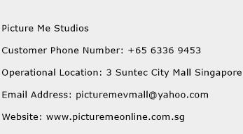 Picture Me Studios Phone Number Customer Service
