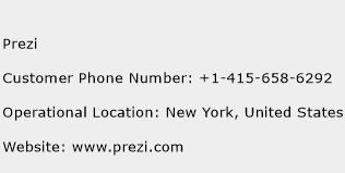 Prezi Phone Number Customer Service