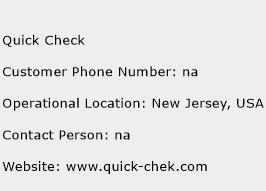 Quick Check Phone Number Customer Service