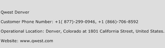 Qwest Denver Phone Number Customer Service