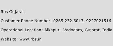 RBS Gujarat Phone Number Customer Service