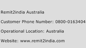Remit2india Australia Phone Number Customer Service