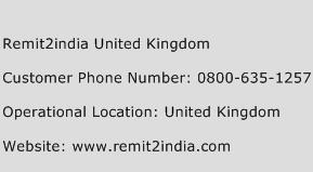 Remit2india United Kingdom Phone Number Customer Service
