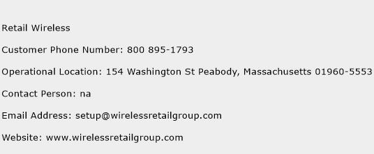 Retail Wireless Phone Number Customer Service
