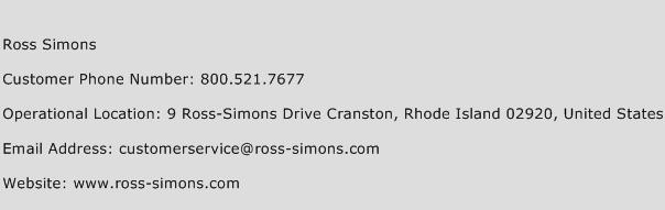 Ross Simons Phone Number Customer Service
