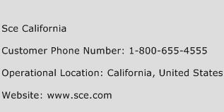 SCE California Phone Number Customer Service