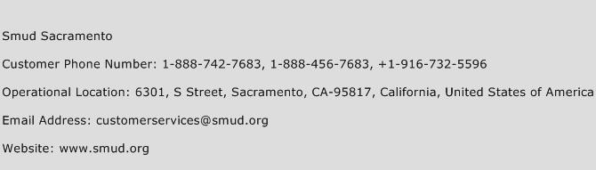SMUD Sacramento Phone Number Customer Service