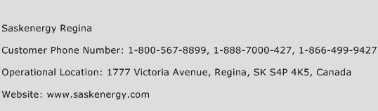 Saskenergy Regina Phone Number Customer Service