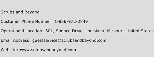 Scrubs and Beyond Phone Number Customer Service